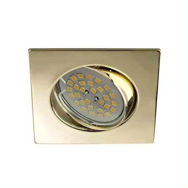 Wonderlamp Foco empotrable BASIC cuadrado oro. Wonderlamp - 1