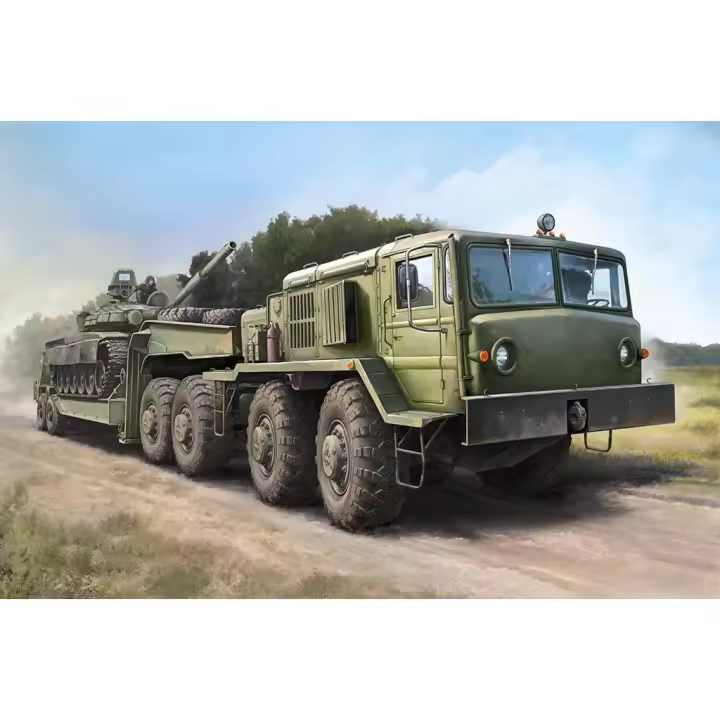 TROMPETER 07195 MAZ-537G TIPO DE PRODUCCIÓN TARDÍA CON MAZ/CHMZAP-5247G SEMIREMOLQUE 1/72 - 1