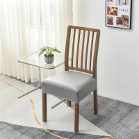 Cubiertas De Silla De Comedor En Cuero PU Impermeable Modernas Y Duraderas Antipolvo Para Hogar Y Hotel Cubierta De Cojín Elástica - details 27