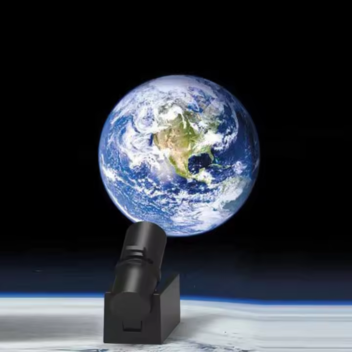 Lámpara De Proyección De Planeta Tierra Luna Para Decoración De Pared Y Luz Nocturna Para Habitación De Niños Proyector LED Rechargeable - 1