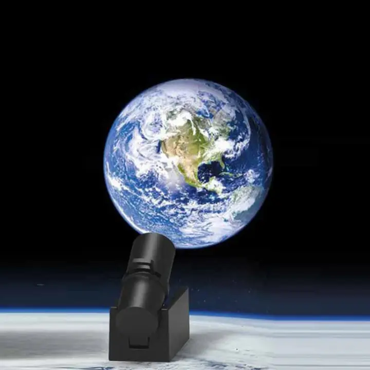 Lámpara De Proyección De Planeta Tierra Luna Para Decoración De Pared Y Luz Nocturna Para Habitación De Niños Proyector LED Rechargeable - 1