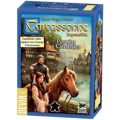 Devir Carcassone Expansión: Posadas y Catedrales - Juego de Mesa - 1