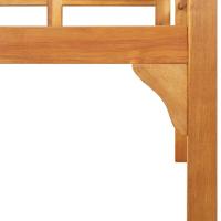 vidaXL Banco de jardín madera maciza de acacia 125 cm - details 4