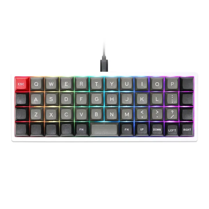 Teclado Mecánico RGB CSTC40 40% Con Software VIAL Hot Swappable Y Firmware Macro Tipo C Planck Para Escritorio Y Laptop - 1