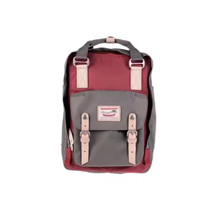 Doughnut Mochila Macaroon Granate Gris con Compartimento Acolchado para Portátil y Ipad - 1
