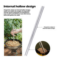 Set De Utensilios De Cocina De Camping De Titanio Boundless Voyage Cuchillo Fork Cuchara Conjunto De Chopsticks Para Viajes Y Expediciones - details 3