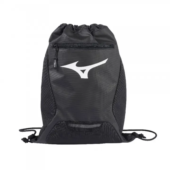 Mochila Cinch 33EYB560, Marca Mizuno, Color Negro, Talla Única, Unisex - 1