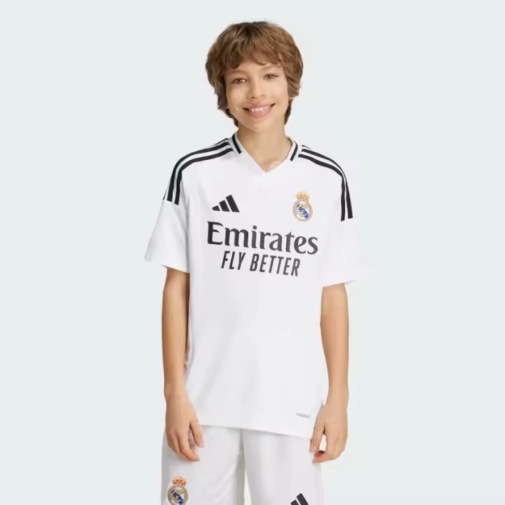 Camiseta  Futbol  Adidas Junior -R.Madrid 1ºEq 24/25 Blanco Adcfjf2486Ad - 1