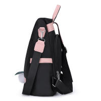 Mochila informal de de de tela Oxford, bolso bolso escolar viaje antirrobo, hombro bidireccional mul - details 4