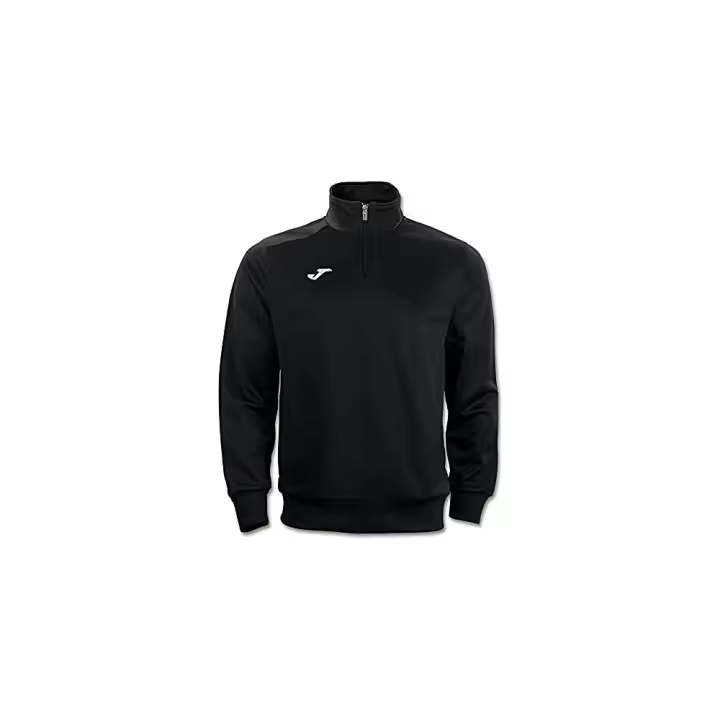 Sudadera Negra JOMA FARAON 1/2 ZIP Black - 1