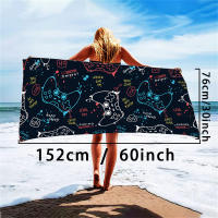 Toalla De Playa De Microfibra Absorbente Para Juegos Controller Toalla Ligera Y Rápida Secado Para Hombres Y Mujeres Para Natación Y Piscina - details 2
