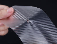 Pegatina De Protección Para Puerta De Coche Anticolisión Invisibles Resistentes a Rasguños De Fibra De Carbono Película Transparente Para Puerta Y Maletero - details 4
