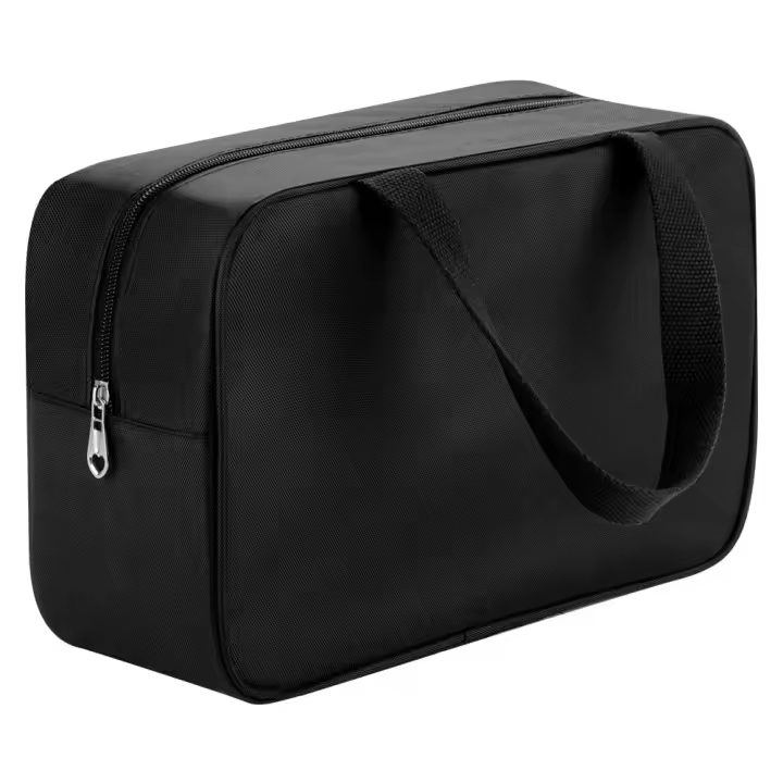 Bolsa de maquillaje de almacenamiento portátil, Bolsa de cosméticos grande de mano, Bolsa de maquillaje de viaje, Organizador de artículos impermeables para hombres y mujeres - 1