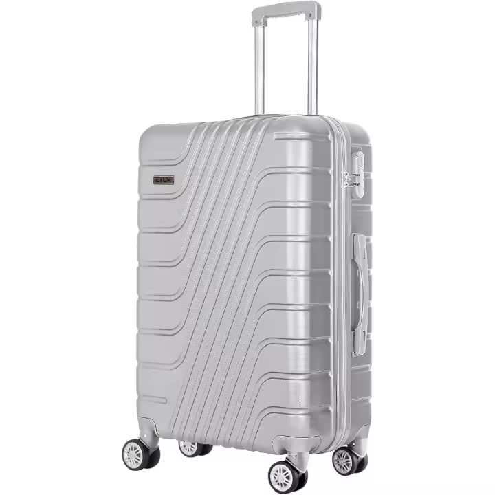 Maleta de viaje ABS, Equipaje de Mano,Maleta de Cabina Rígida con Cierre de Combinación y 4 Ruedas Dobles 360°，Maletas de Viaje Pequeñas y Grandes Ligeras - 1