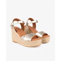 Sandalias plataforma mujer POPA ARAMBOL ORO SANDALIA CUÑA YUTE LAMINADO ORO 35932 25V - details 2