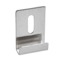 Clips De Espejo De Acero Inoxidable Soporte Para Pared Gancho Montaje En Pared Soporte De Espejo Sin Marco Para Decoración De Pared - details 1
