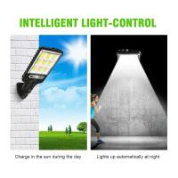 Lámpara De Pared Solar LED 108COB Para Exterior Con Sensor De Movimiento 3 Modos De Iluminación Seguridad Para Jardín Patio Camino Jardín - details 3