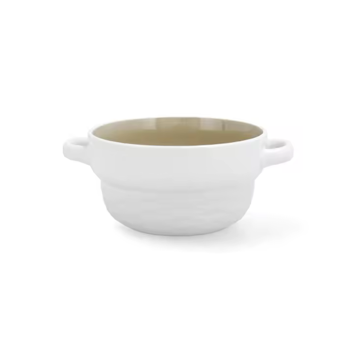 Quid Vita Bol Cerámico 50CL Bicolor Con Relieve Diseñado en España - 1