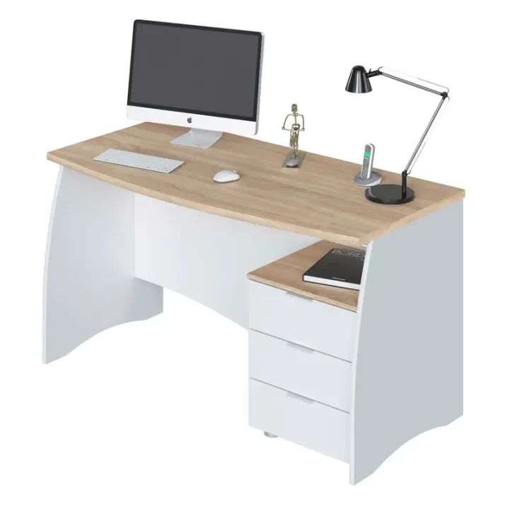 Duehome -Mesa de escritorio Stil Buc 3 cajones - 1