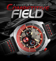 Reloj Deportivo NAVIFORCE Para Hombres Lujoso De Cuero Resistente Al Agua Con Luz Y Cuarzo Múltiples Funciones Estilo Cuadrado - details 0