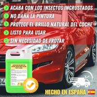 PROQUIMAR. Limpiador de insectos para carrocería y cristales. Elimina insectos estrellados en lunas, paragolpes y todo el exterior. Calidad Profesional. Garrafa de 5 Litros. - details 1