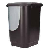 CUBO DE BASURA CON PEDAL 10L GSC EVOLUTION - CUBETA EXTRAÍBLE - EFECTO METAL - details 2