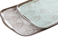 LILI HOME Vajillas de Melamina: Elegancia y Durabilidad. Plato Llano: Ø 28 cm / Plato Hondo: Ø 23 cm / Plato de Postre: Ø 20 cm / Bol Individual: Ø 13 cm / Bol de Ensalada: Ø 25 cm / Bandejas de Servir: 40 x 29 cm y 36 x 26 cm. - details 6