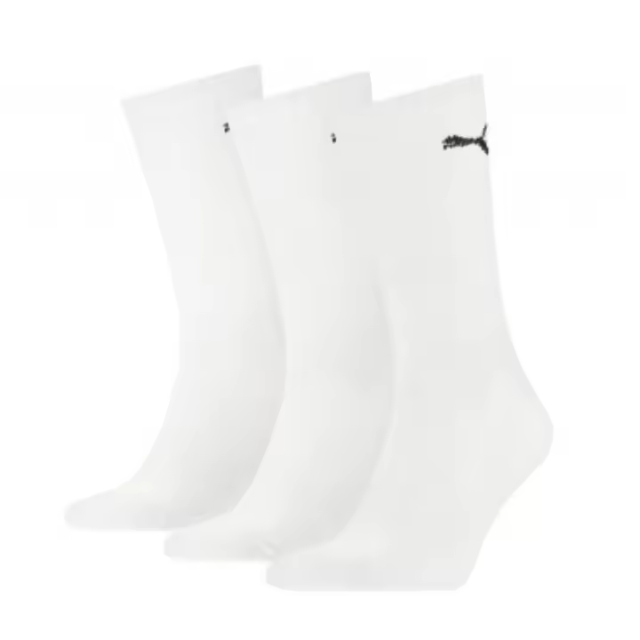 Calcetines Puma Crew Light Pack 3 Unidades Blancas 100000945-002 Altos - 1