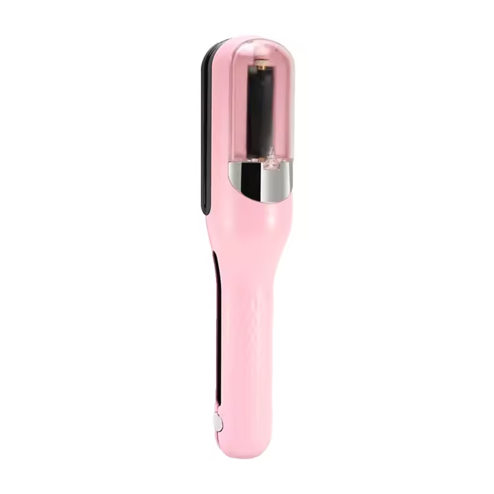 Blue Ray del Cabello-Interceptor Automático para un Corte Seguro y Preciso, Recortadora Eléctrica de Puntas Abiertas with Barería Recargable Type C, Diseño Portátil y Cuidado, peine de Doble Cara para un Cabello Perfecto (Unique Negro color) - 1