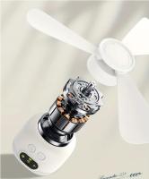 Modern Camping Fan with Remote Control, 8000mAh USB Rechargeable for Tents - White - details 2