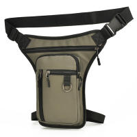 Bolsa Lateral De Motocicleta Para Hombres Múltiples Bolsillos Estilo Táctico De Cuero PU Bolsa De Viaje Deportiva Al Aire Libre - details 8