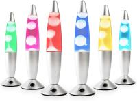 InnovaGoods® Lampara de Lava 25 W, Lámpara de Lava Relajante, Lamparas de mesita de noche, Funciona con una bombilla 7 colores, 3 LED RGB (1,5 W), ideal para habitación, Salón, Sala de estar. - details 0