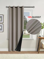Cortina De Blackout Con Acabado Aislante a Prueba De Luz Para Decoración Del Hogar Ideal Para Sala De Estar Dormitorio Cocina Baño Material De Poliéster Moderno Estilo Sin Cierre Inteligente - details 4