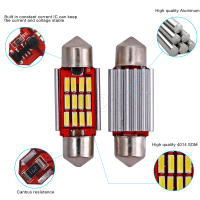 2PCS Luz De Lectura LED Para Coche Universal CANBUS Interior Domestico 31mm 36mm 39mm 41mm Luz Blanca Suave C5W C10W 4014 - details 2