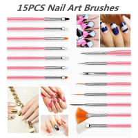 YIKOOLIN Kit De Pinceles Para Uñas 20pcs Set De Pintura De Uñas Con Lápiz De Esmalte Gel UV Y Diseño De Uñas Acrílicas Herramientas DIY Para Estética De Uñas - details 12