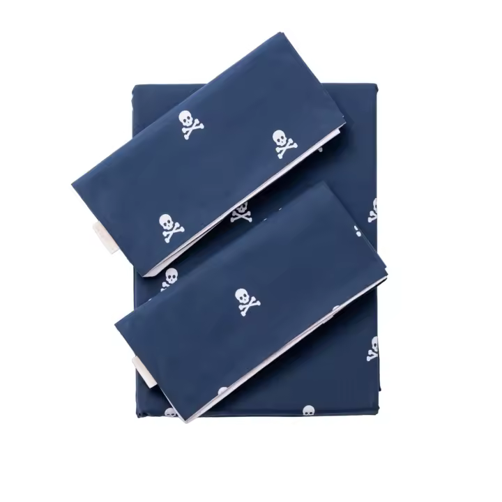 Scalpers Home Juego de Cama Reversible 100% Algodón Percal, Funda Nórdica 240x220 y Fundas Almohada 50x85cm - Gris Oscuro y Gris Claro Calaveras - 1