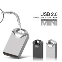 Mini USB Flash Drive De Metal USB 2.0 Pendrive 8GB 16GB 32GB 64GB 128GB 256GB Memoria Stick USB Disquete De Memoria - details 0