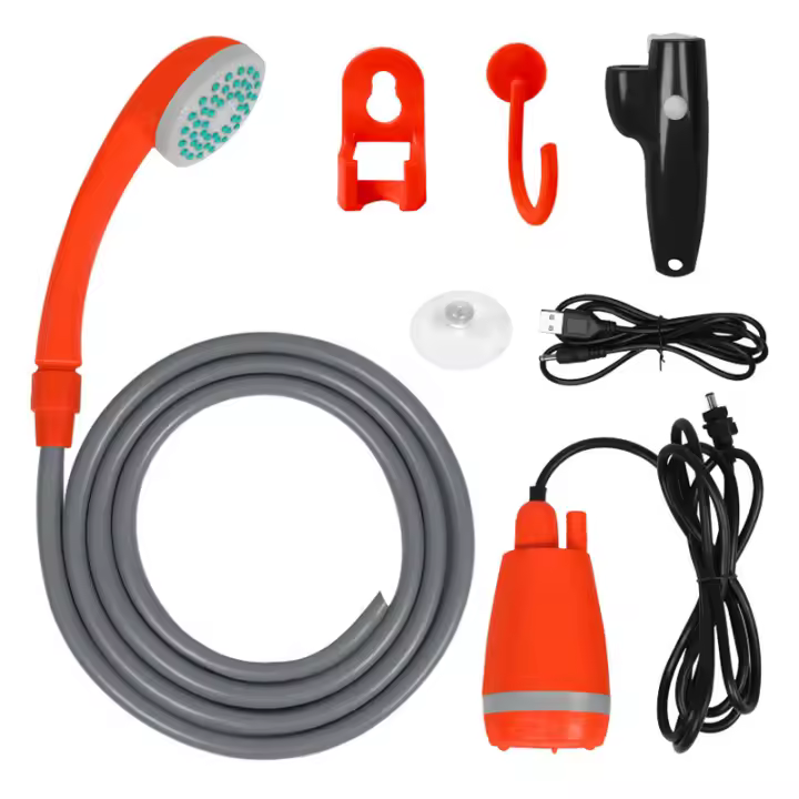Katería de Lithium Katería Naranja Recargable Ducha de Coche - 1