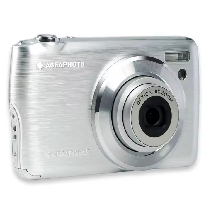Agfaphoto - Cámara digital compacta DC8200 de 18 MP con zoom óptico 8x, grabación Full HD y pantalla TFT de 2,7 pulgadas - 1