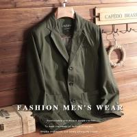 Nueva Chaqueta De Estilo Italiano Para Hombre plus Size Elegante Y Casual Con Tres Botones Cuello En V Para Negocios - details 1