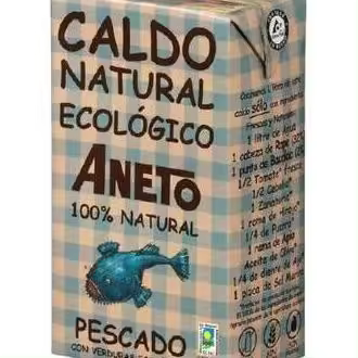Caldo Bio Pescado Con Verduras 1 Litro - 1