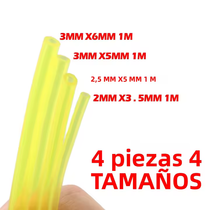 4PCS Tubos De Combustible Para Trimmer Cadena Motosierra Soplador De Hierba Cortadora De Bricolaje Adecuado Para Jardín - 1