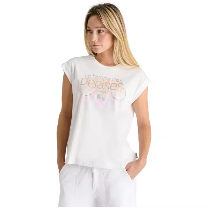 Camiseta LE TEMPS DES CERISES Delfino sin Mangas Color Blanco - 1