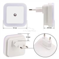 Lámpara Nocturna LED Con Sensor De Movimiento Smart Batería Operada Para Lámpara De Mesa WC Pasillo Camino Toilette Iluminación Del Hogar Rectangular Color Variado - details 15