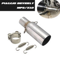 ZSDTRP Escape De Motocicleta Slip-on Muffler Middle Link Pipe Para Piaggio MP3 Beverly X10 De Acero Inoxidable Universal 2008-2016 - details 0