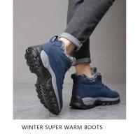 Botas De Nieve Para Hombre Invierno Con Pelo De Zorro Zapatos Deportivos Al Aire Libre 2023 Nuevo Calzado Cálido Para Hombre Botines Botas Hombre - details 22