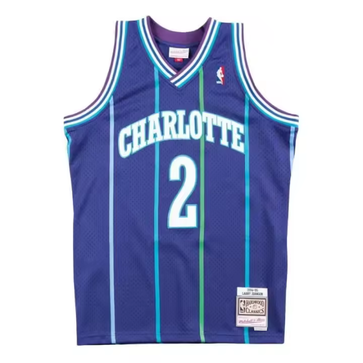 Camiseta Larry Johnson Charlotte Hornets 1994-95 Alternate Mitchell and Ness swingman - 1