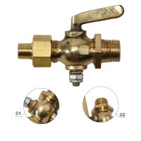 Válvula De Cobre G1/4 Para Motocicleta Con Tapa De Aceite De Latón Adecuada Para Motocicletas Antiguas Tapa De Combustible De 1/8 Pulgada a 1/4 Pulgada - details 2