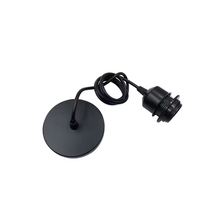 Soporte De Lámpara Colgante Vintage E27 Con Cable De Colgaje De 1m Y 1.5m Base De Lámpara Para Luces Colgantes Y Candelabros - 1