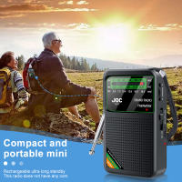 Radio Portátil Recargable Con Pantalla HD Y Altavoz Integrado Tipo-C FM AM SW Para Ancianos Radio De Batería Operada - details 4